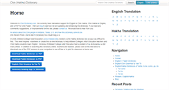 Desktop Screenshot of chin-dictionary.com